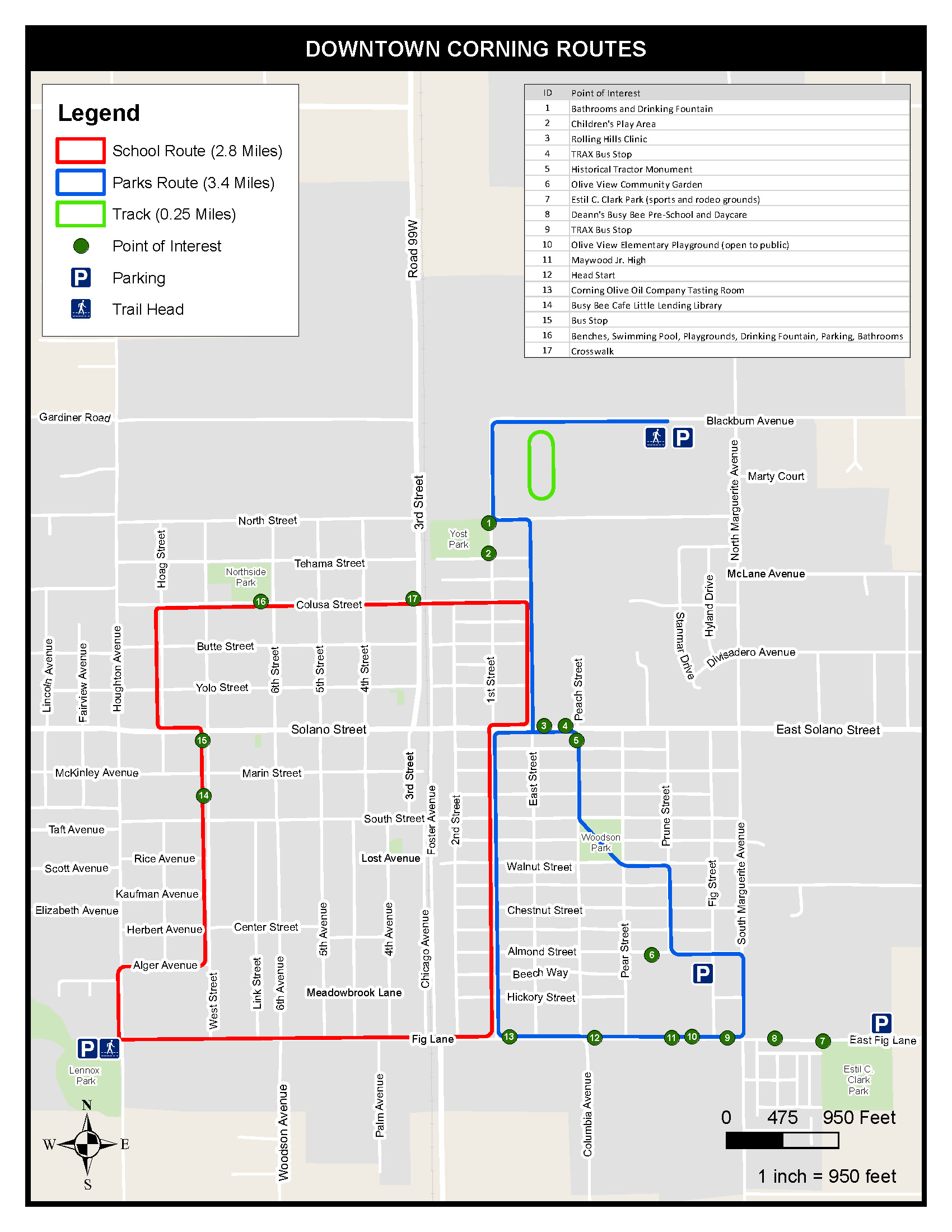 Walkability/Bikeability Maps